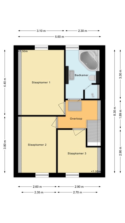 mediumsize floorplan